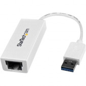 Startech.Com USB 3.0 to Gigabit Ethernet NIC Network Adapter - Add Gigabit Ethernet network connectivity to a Laptop or Desktop through a USB 3.0 port - USB 3.0 to Gigabit Ethernet - USB 3.0 Gigabit Adapter - USB 3.0 to Ethernet - USB 3.0 Ethernet Adapter
