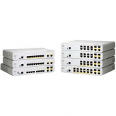 Cisco 2960C Switch 8 FE, 2 x Dual Purpose Uplink, LAN Lite - 8 Ports - Manageable - Refurbished - 2 Layer Supported - Rack-mountable, Rail-mountable - Lifetime Limited Warranty WS-C2960C-8TC-S-RF