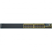 Cisco Catalyst C2960S-24PS-L Ethernet Switch - 24 Ports - Manageable - Refurbished - 2 Layer Supported - PoE Ports - 1U High - Rack-mountable - RoHS-5 Compliance WS-C2960S-24PSL-RF