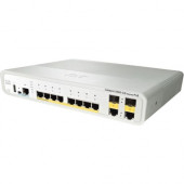 Cisco Catalyst WS-C3560C-8PC-S Layer 3 Switch - 8 Ports - Manageable - Refurbished - 2 Layer Supported - Twisted Pair - 1U High - Rack-mountable, Desktop, Wall Mountable - Lifetime Limited Warranty - RoHS-6 Compliance WS-C3560C-8PC-S-RF