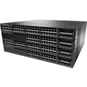 Cisco Catalyst 3650-48F Layer 3 Switch - 48 Ports - Manageable - Refurbished - 3 Layer Supported - Modular - 1U High - Rack-mountable, Desktop - Lifetime Limited Warranty WS-C3650-48FQ-S-RF