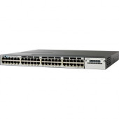 Cisco Catalyst 3750X-48PF Layer 3 Switch - 48 Ports - Manageable - Refurbished - 3 Layer Supported - 1U High - Rack-mountable - Lifetime Limited Warranty WS-C3750X-48PFE-RF