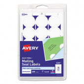 Avery LABEL,MAILNG SEAL 600,WHT - TAA Compliance 05247
