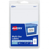 Avery &reg; Removable Labels, Removable Adhesive, 2" x 4" , 100 Labels (5444) - Removable Adhesive - 2" Width x 4" Length - Rectangle - Laser, Inkjet - White - 2 / Sheet - 50 Total Sheets - 100 Total Label(s) - TAA Compliance 05444