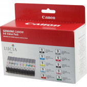 Canon (PGI-9) Color Ink Combo Pack (Includes 1 Each of OEM# 1033B002, 1034B002, 1035B002, 1036B002, 1037B002, 1038B002, 1039B002, 1040B002, 1041B002, 1042B002) - TAA Compliance 1033B005