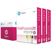 HP Copy & Multipurpose Paper - Letter - 8 1/2" x 11" - 20 lb Basis Weight - 3 / Carton - White - TAA Compliance 112530