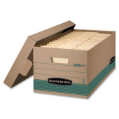 Fellowes Bankers Box Recycled Stor/File&trade; - 24" Legal - Internal Dimensions: 15" Width x 24" Depth x 10" Height - External Dimensions: 15.9" Width x 25.4" Depth x 10.3" Height - Media Size Supported: Legal - Lif