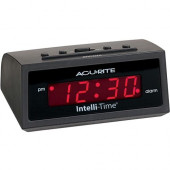 Chaney Instrument Co AcuRite 5-inch Intelli-Time Alarm Clock - Digital - Electric 13002A3