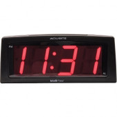 Chaney Instrument Co AcuRite 7-inch Jumbo Intelli-Time Alarm Clock - Digital - Electric 13003A3