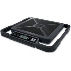 Newell Rubbermaid Dymo 100lb Digital USB Shipping Scale - 100 lb / 45 kg Maximum Weight Capacity - 2" Maximum Height Measurement - Black/Silver - TAA Compliance 1776111