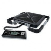 Newell Rubbermaid Dymo Pelouze 250lb Digital USB Shipping Scale - 250 lb / 113 kg Maximum Weight Capacity - 2" Maximum Height Measurement - Black, Silver - TAA Compliance 1776112