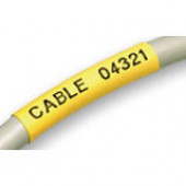 Newell Rubbermaid Dymo Heat Shrink Labels - 19mm Length - Yellow - TAA Compliance 18058