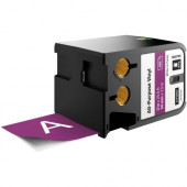 Newell Rubbermaid Dymo XTL All-Purpose Vinyl Label Cartridge - 2" Width x 22 31/32 ft Length - Thermal Transfer - Purple - Vinyl - 1 Each - TAA Compliance 1868795