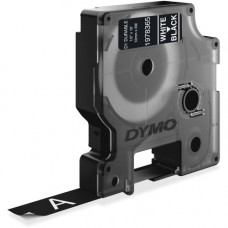 Newell Rubbermaid Dymo D1 Durable Labels - 1/2" Width x 10 ft Length - Black - 1 Each - TAA Compliance 1978365