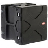 SKB US Series 12U Roto Rack Case - Internal Dimensions: 19" Width x 21" Height - External Dimensions: 23.8" Width x 22" Depth x 24" Height - 29.36 gal - Twist Latch Closure - Stackable - Polyethylene - Black - For Audio Equipment 