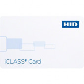 HID iCLASS Card - Printable - Smart Card - 3.38" x 2.13" Length - White - Polyvinyl Chloride (PVC), Polyethylene Terephthalate (PET) 2100PG1CN
