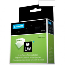 Newell Rubbermaid Dymo LW Return Address Labels 3/4" x 2" - 3/4" Width x 2" Length - Rectangle - Direct Thermal - White - 500 / Roll - 500 Total Label(s) - 500 / Roll - TAA Compliance 30330