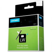 Newell Rubbermaid Sanford Dymo Price Tag Labels - Permanent Adhesive - 7/8" Width x 2" Length - Direct Thermal - White - 400 / Roll - TAA Compliance 30373
