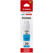 Canon GI-20 Cyan Ink Bottle - Inkjet - Cyan - TAA Compliance 3394C001