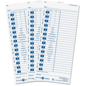 Pyramid 500/3700 Time Clock Universal Time Cards - Recycled - 100 / Pack 35100-10