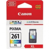 Canon CL-261XL Ink Cartridge - Color - Inkjet - 1 Pack - TAA Compliance 3724C001