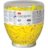 3m E-A-R Classic Earplugs - Recommended for: Automotive, Building, Construction, Industrial, Metalworking, Military, Mining, Pharmaceutical, Transportation - Noise Reduction Rating Protection - Soft Foam, Soft Foam - Neon Yellow - 1000 / Bottle - TAA Comp