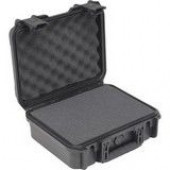 SKB Mil-Standard Injection Molded Case - Internal Dimensions: 12" Width x 9" Depth x 4.50" Height - External Dimensions: 14" Width x 12" Depth x 6.3" Height - Latching Closure - Polypropylene - Black - For Audio Equipment 3I-