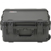 SKB iSeries 1914-8 Waterproof Case (with Layered Foam) - Internal Dimensions: 19" Length x 14.38" Width x 8" Depth - External Dimensions: 21.3" Length x 16.8" Width x 9.8" Depth - Trigger Release Latch Closure - Polypropylene