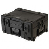 SKB 3R Roto Molded Waterproof Case - Internal Dimensions: 22" Width x 17" Depth x 10.50" Height - 17 gal - Latching Closure - Polyethylene - Black - For Military 3R2217-10B-DW