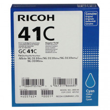 Ricoh Cyan Ink Cartridge (2,200 Yield) (Type GC41C) - TAA Compliance 405762