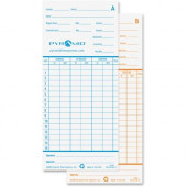 Time Cards for 2600 - 7.44" x 3.38" Form Size - Recycled - 100 / Pack - TAA Compliance 42415