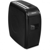 Fellowes Powershred&reg; 12Cs Cross-Cut Shredder - Non-continuous Shredder - Cross Cut - 12 Per Pass - for shredding Paper, Staples, Paper Clip, Credit Card, Junk Mail - 0.156" x 2" Shred Size - P-3 - 8 ft/min - 9" Throat - 5 Minute Run