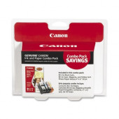 Canon (BCI-3e/BCI-6) Combo Pack (Includes 1 Each of OEM# 4479A003, 4706A003, 4707A003, 4708A003, 50 Sheets of 4" x 6" Glossy Photo Paper) - TAA Compliance 4479A292