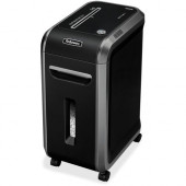 Fellowes Microshred 99Ms Micro-Cut Shredder - Non-continuous Shredder - Micro Cut - 14 Per Pass - for shredding Staples, Credit Card, Paper - 0.078" x 0.563" Shred Size - P-5 - 11 ft/min - 9" Throat - 20 Minute Run Time - 40 Minute Cool Dow