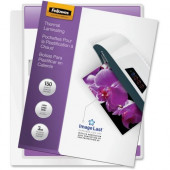 Fellowes Thermal Laminating Pouches - ImageLast&trade;, Jam Free, Letter, 3mil, 150 pack - Sheet Size Supported: Letter - Laminating Pouch/Sheet Size: 9" Width x 3 mil Thickness - for Document - Durable, UV Resistant, Fade Resistant - Clear - 150