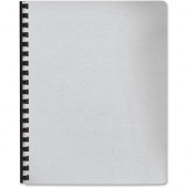 Fellowes Expressions&trade; Grain Presentation Covers - Oversize, White, 200 pack - 11.3" Height x 8.8" Width x 0.1" Depth - For Letter 8 1/2" x 11" Sheet - Leather - 200 / Pack - TAA Compliance 52137