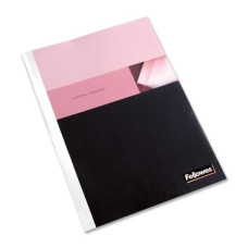 Fellowes Thermal Presentation Covers - 1/8", 30 sheets, White - 11" Height x 8.5" Width x 0.3" Depth - 120 mil Thickness - 30 x Sheet Capacity - 9 3/4" x 11 1/8" Sheet - Rectangular - White - PVC Plastic - 10 / Pack - TAA Com