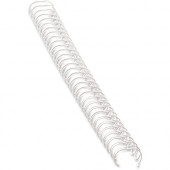 Fellowes Wire Binding Combs, 1/4", 35 Sheets, White - 0.3" Height x 11" Width x 0.3" Depth - 35 x Sheet Capacity - White 52540