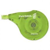 Newell Rubbermaid Paper Mate Liquid Paper DryLine Correction Tape - 0.20" Width x 39.33 ft Length - White TapeBlue Dispenser - Break Resistant, Non-refillable, Tear Resistant - 10 / Pack - Blue 6137406