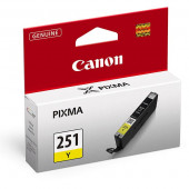Canon (CLI-251Y) Yellow Ink Tank - TAA Compliance 6516B001