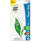 Newell Rubbermaid Paper Mate Dryline Grip Correction Tape - 0.20" Width x 27.90 ft Length - 1 Line(s) - White Tape - Ergonomic White Dispenser - Non-refillable, Tear Resistant - 1 Each - White 660415