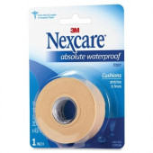 3m Nexcare Waterproof Tape w/ Dispenser - 1" Width x 15 ft Length - Foam - Hypoallergenic, Flexible, Latex-free - Dispenser Included - 1 Each - Aqua - TAA Compliance 731
