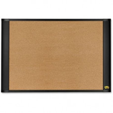 3m Post-it&reg; Self-Sticking Cork Bulletin Board - 36" Height x 24" Width - Brown Cork Surface - Self-stick, Warp Resistant - Graphite Frame - 1 Each - TAA Compliance A3624G