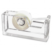 Kantek Acrylic Tape Dispenser - Holds Total 1 Tape(s) - Refillable - Clear AD60