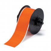 Brady B30C-2250-584-OR Retro Reflective Tape, Orange, 2.250, 50ft., 1 roll,cont. Labels. B30C-2250-584-OR