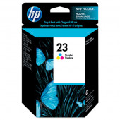 HP 23 (C1823D) Tri-Color Original Ink Cartridge (620 Yield) - Design for the Environment (DfE), TAA Compliance C1823D