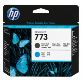 HP 773 (C1Q20A) Matte Black/Cyan Printhead - TAA Compliance C1Q20A