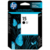 HP 15 (C6615DN) Black Original Ink Cartridge (500 Yield) - Design for the Environment (DfE), TAA Compliance C6615DN