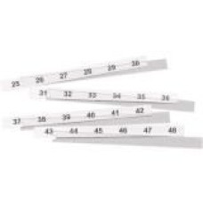 Panduit Multipurpose Label - 3 29/32" Width x 19/64" Length - Rectangle - Vinyl - 1 - TAA Compliance C6PPLK25-48