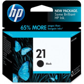 HP 21 Original Ink Cartridge - Single Pack - Inkjet - 150 Pages - Black - 1 Each C9351AN#140